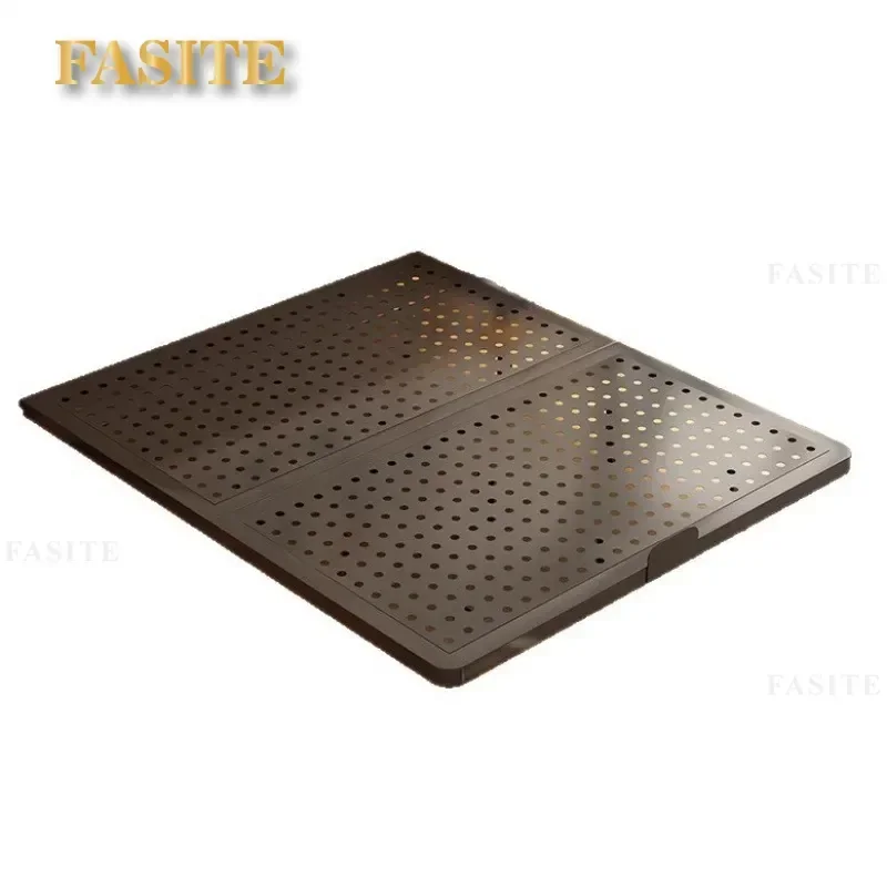 Suspended Bed Iron Frame Household Stainless Steel Hole Plate No Backrest No Bedside Wrought Iron Bed Frame