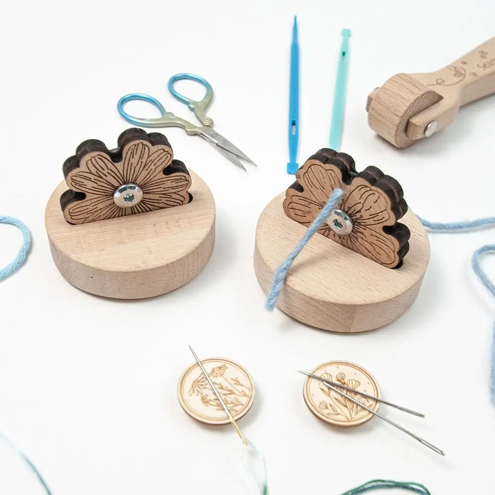Solid Wood Carving Petal Cutter DIY Thread Cutte Line Breaker Pendant Cutting Blade for Sewing Knitting Tools