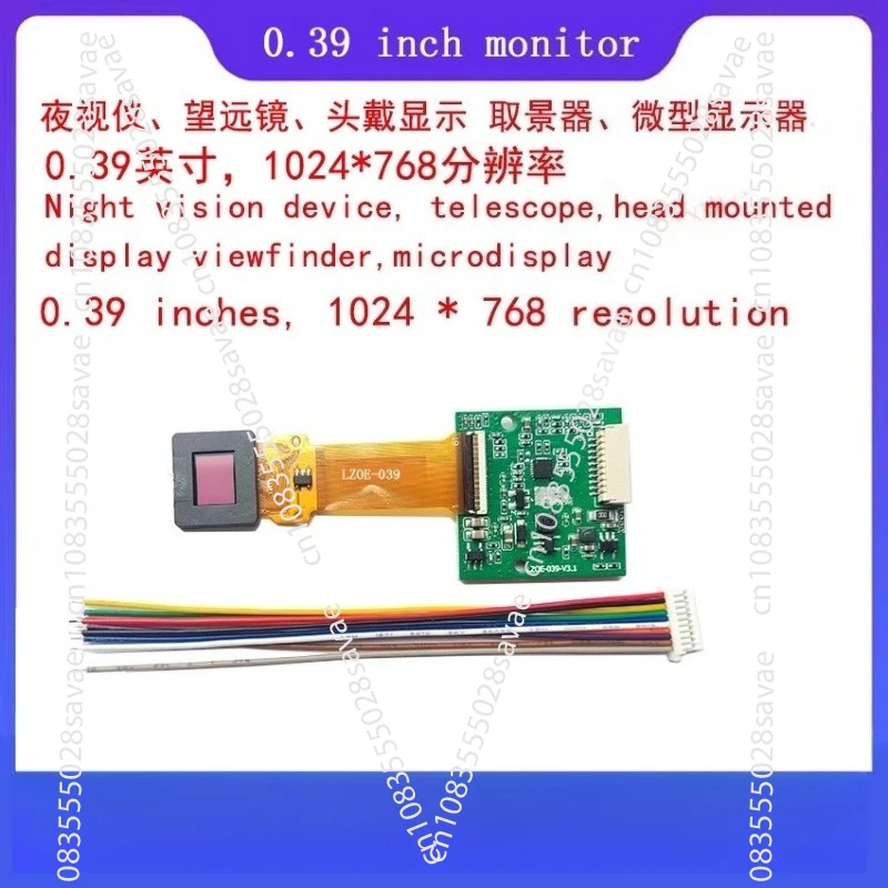 

0.39" OLED Micro Display Kit 1024x768 color EVF viewfinder with 15x optical eyepieces