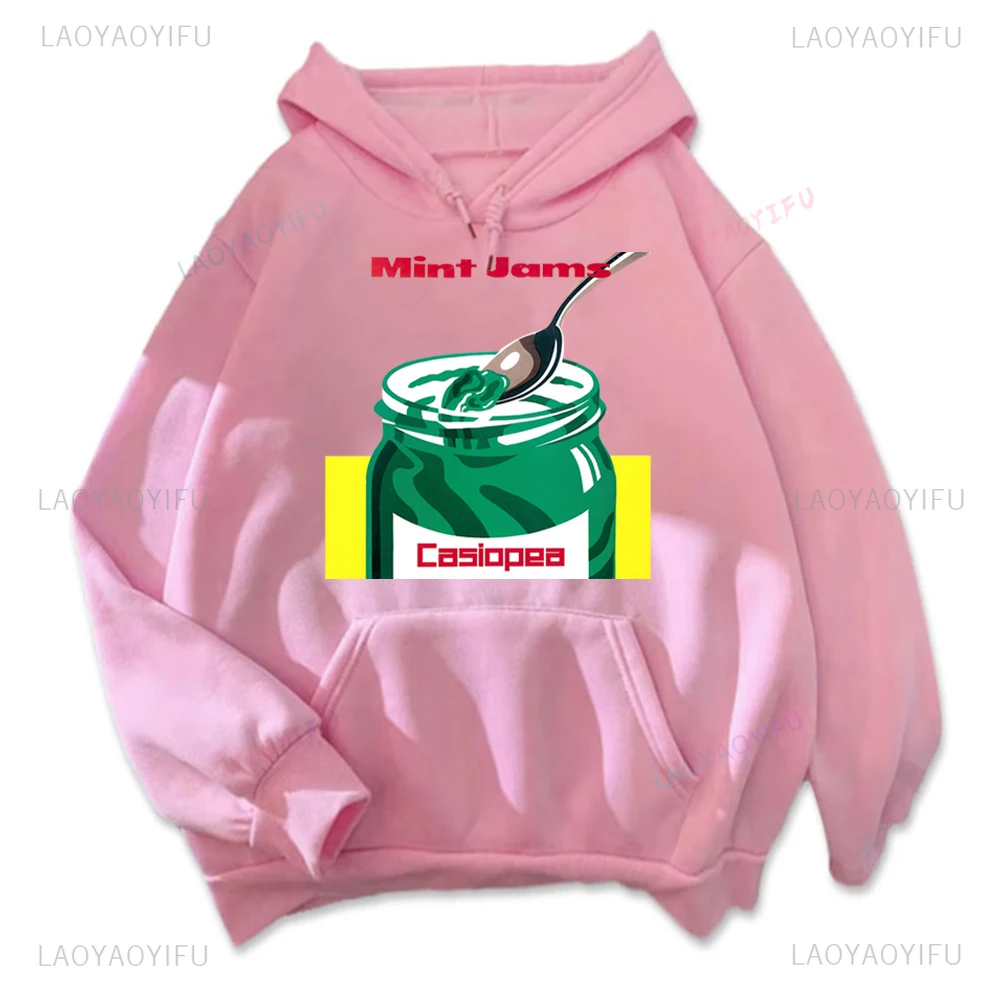 Mint Jams Casiopea Retro Jazz 80s Sudadera con capucha gráfica Mujer Hombre Otoño e Invierno Moda cálida Vintage Unisex Streetwear Sudadera