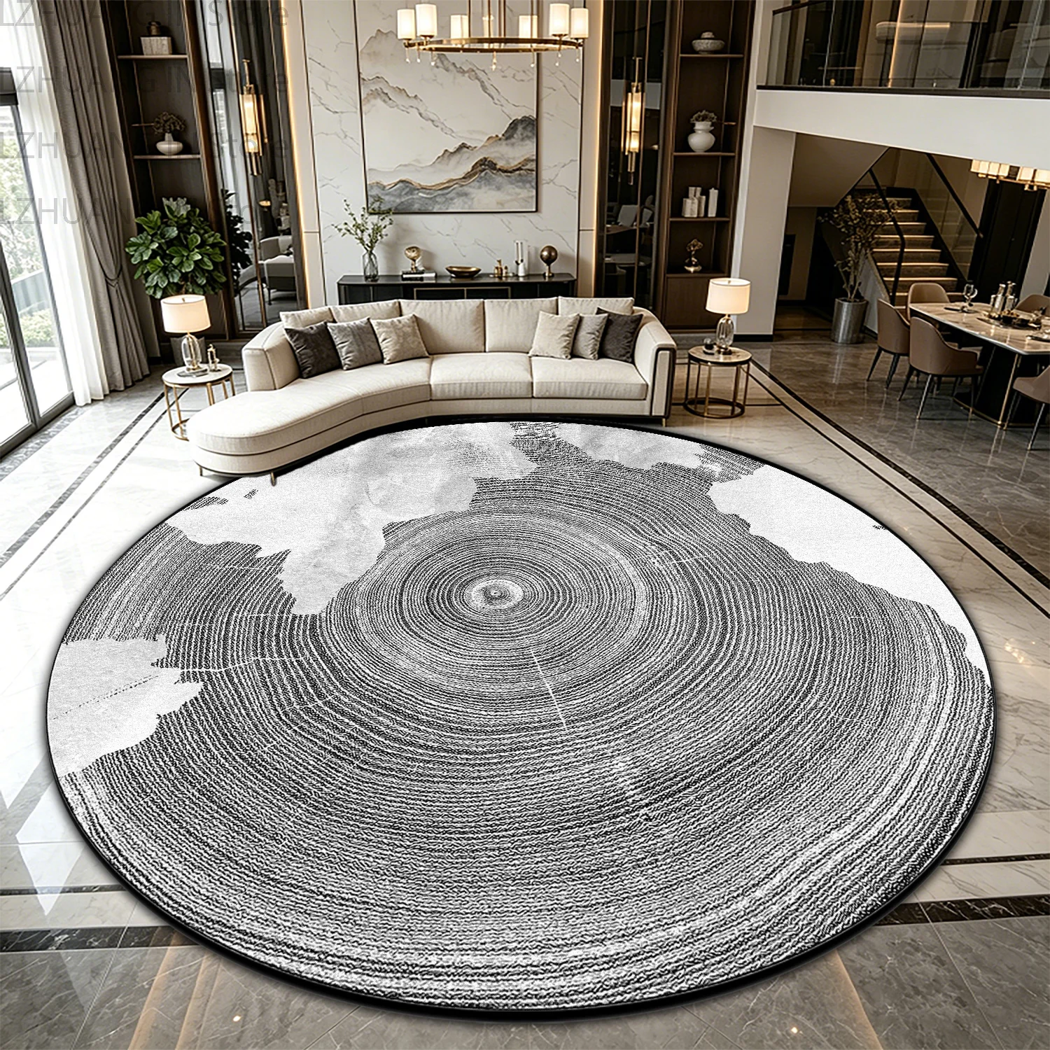 Tapis Rond Moderne de Grande S - Home Decor Lighting Wholesale avis et prix