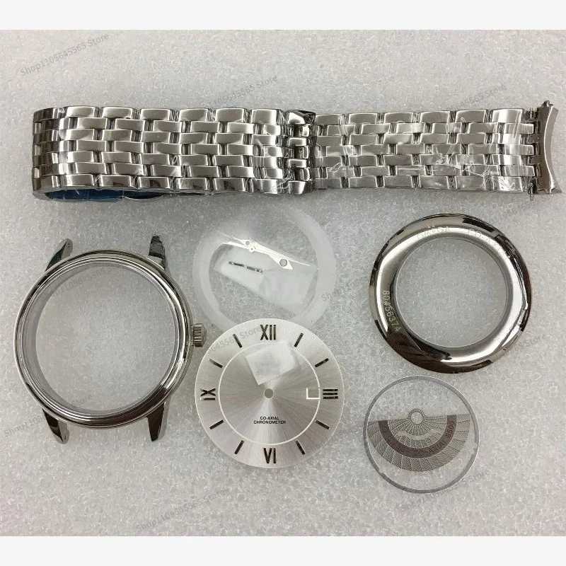 For Watch Accessories 8200 Case, Full Steel Case Set Sapphire Mirror