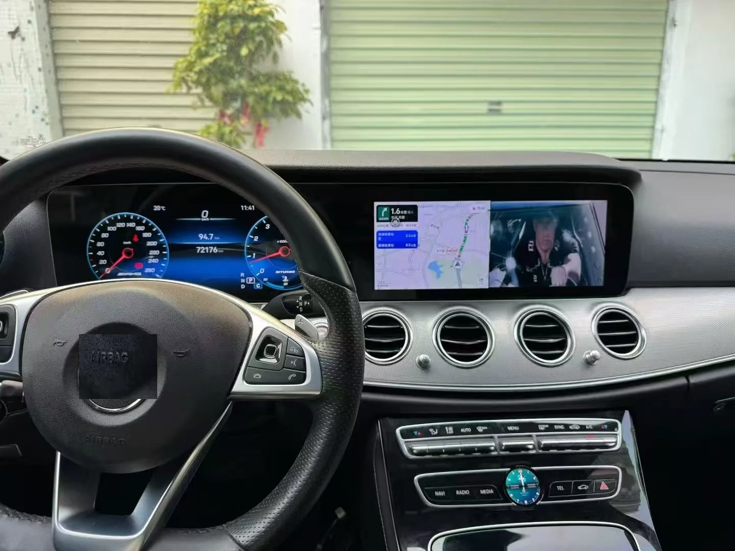 

24,6-дюймовый автомобильный радиоприемник с двумя экранами + цифровая панель приборов для Mercedes Benz E-класса W213 2016-2019, Android Auto, CarPlay, GPS-навигация