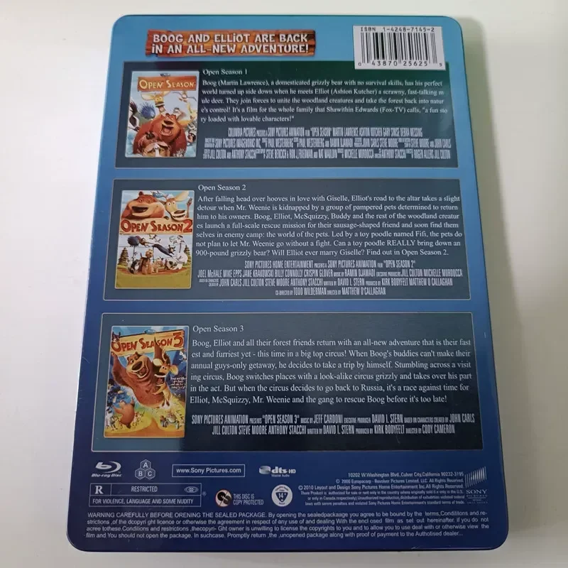 High Definition DVD-9 Disc 1 to 3 Classic Sets Three-Disc Iron Box