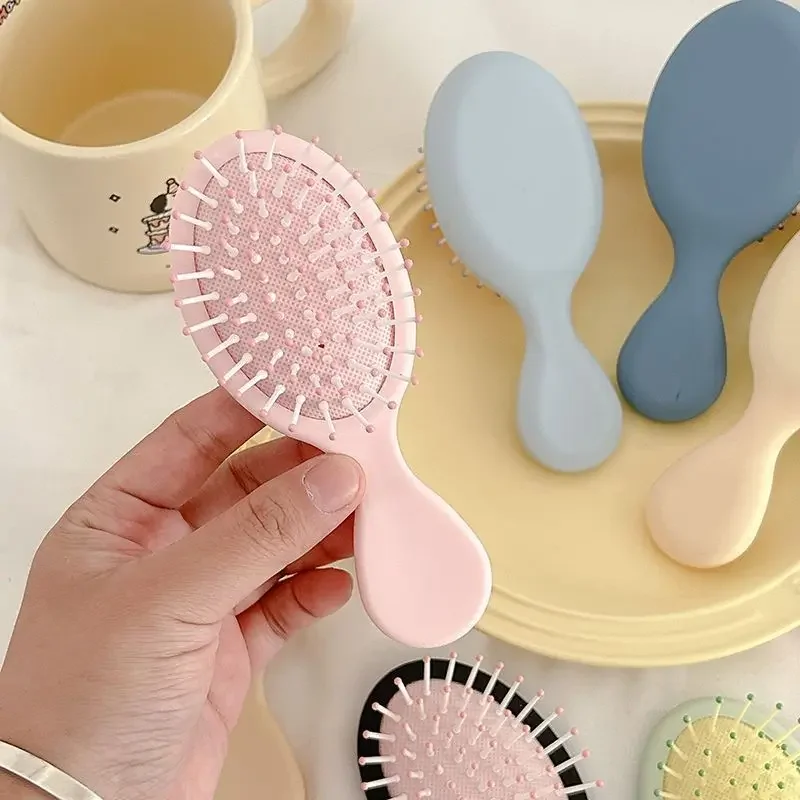 1pcs Mini Detangler Hair Brushes Massager Anti Static Air Bag Hair Comb Wet and Dry Portable Hairbrush Salon Styling Accessories image 2