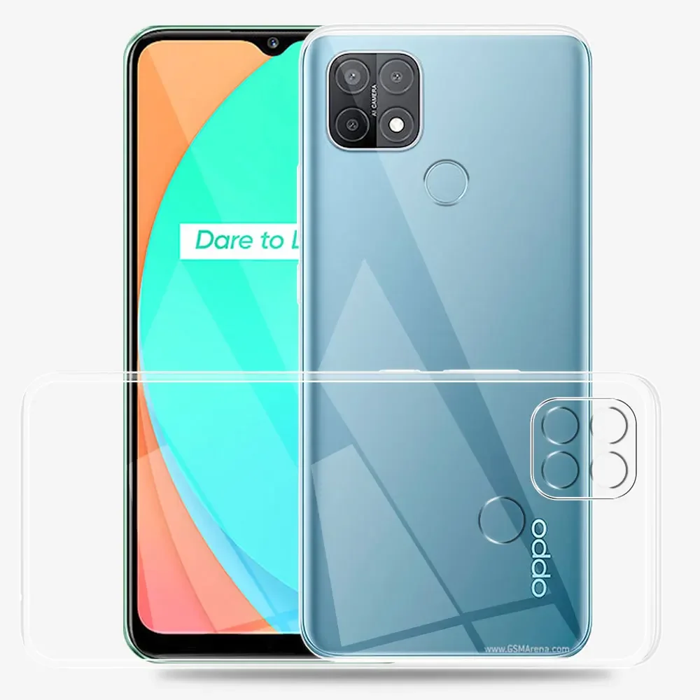 For Oppo A15 Case Ultra Thin Silicone Soft TPU Clear Back Case Cover For OPPO A15S Coque For Oppo A15 A15s Transparent Fundas