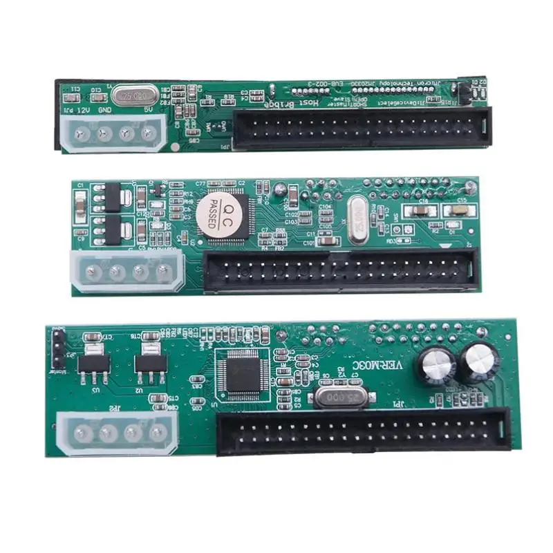 2.5/3.5 Inch SATA to PATA IDE Converter Board, Serial ATA Hard Drive 39/40Pin Power Adapter SATA to IDE Connector Riser Card