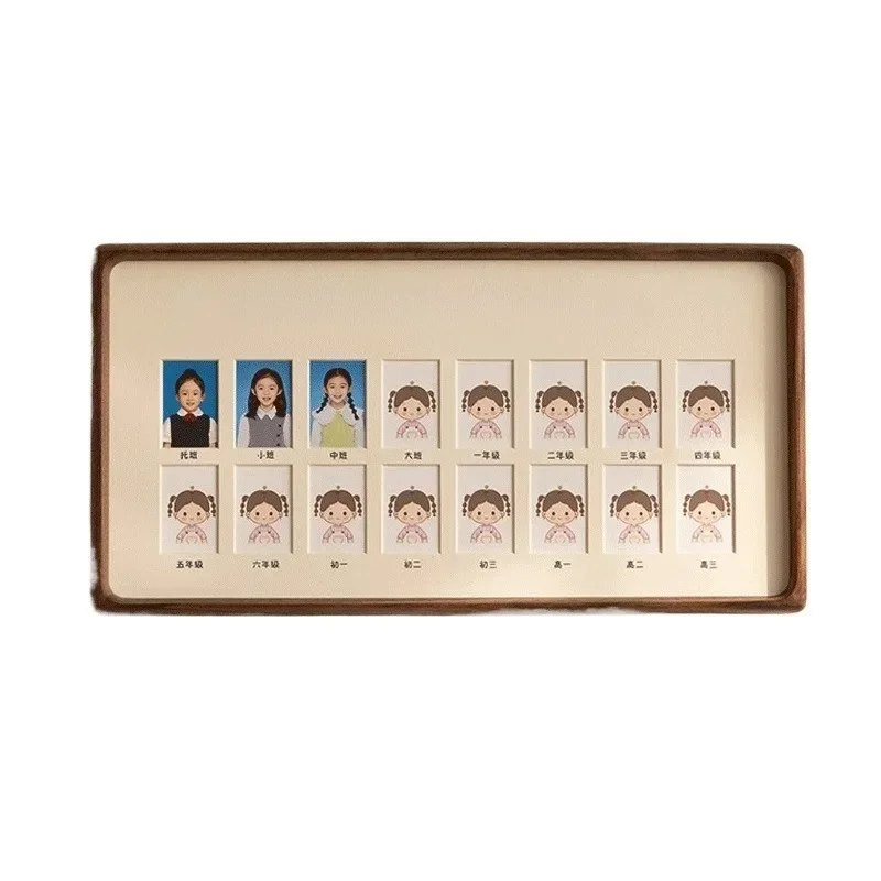 

Child growth record photo frame