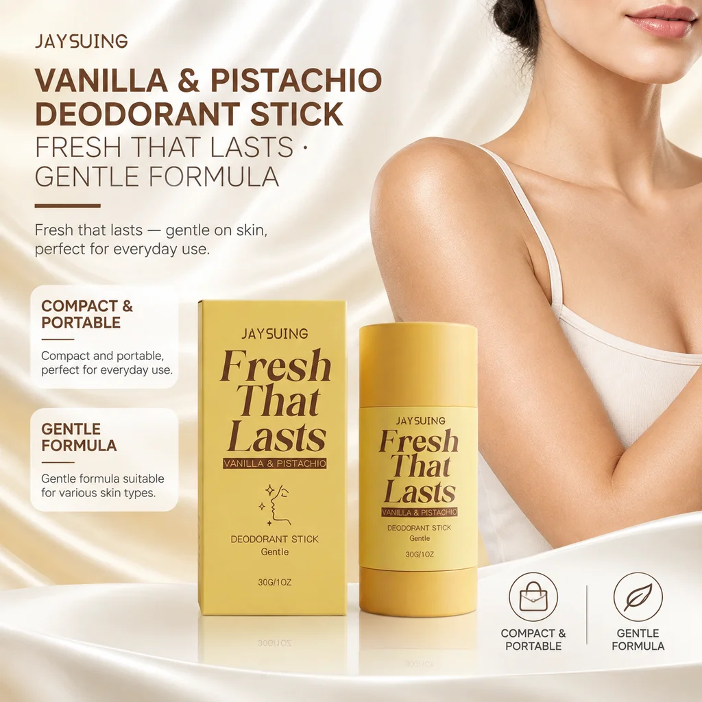 JAYSUING Deodorant Antiperspirant Remove Underarm Body Bad Odor Refreshing Lasting Aroma Anti Sweating Portable Perfumed Stick