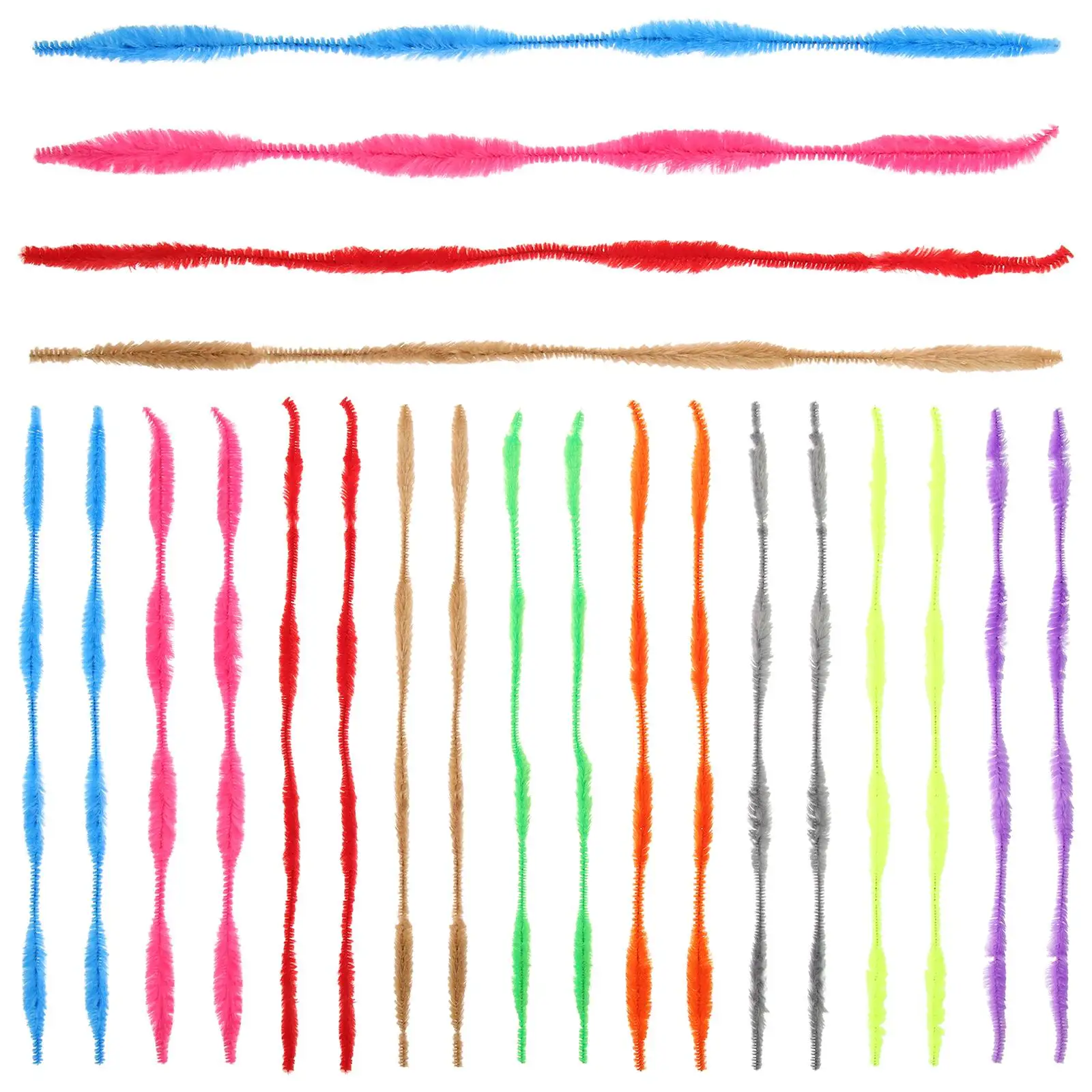 

200 Pcs Colorful Safe Twisting Rod Twisting Rod Diy Craft Kids Crafts Plush Ball Kindergarten Storage DIY