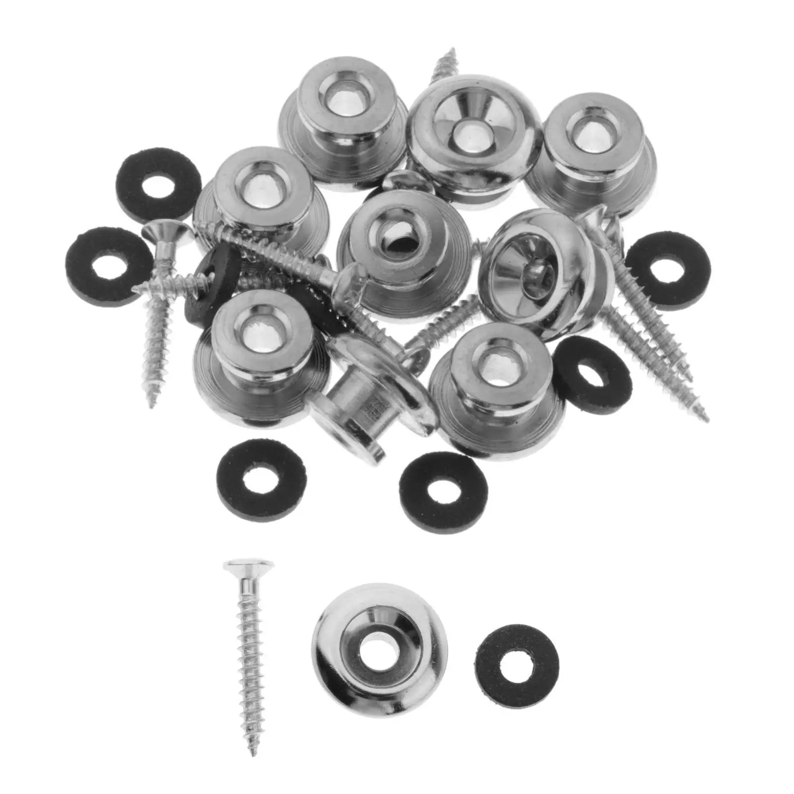 Metal Ribbon Buttons s with Fastening Screws And Rubber Washers for E