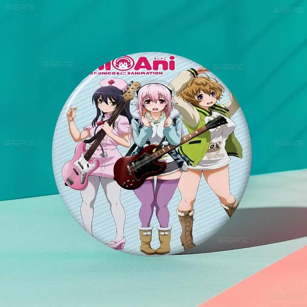 أنيمي سوبر سونيكو دبابيس جديدة لينة زر دبوس مضحك سخيف Gnarpy على لوح التزلج ميمي شارة ألعاب جمع الهدايا #6