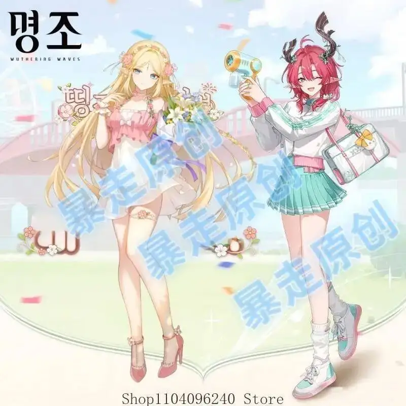

Anime GAME Game Wuthering Waves Cartethyia Ciaccona Cosplay Anime Figure Acrylic Stand Model Plate Desk Decor Standing Sign Fans