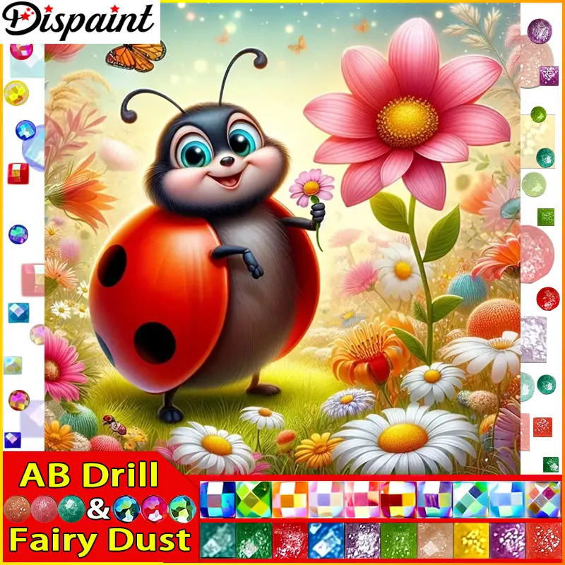 Dispaint Fairy Dust AB Diamond Painting Full Square/Round Diamond