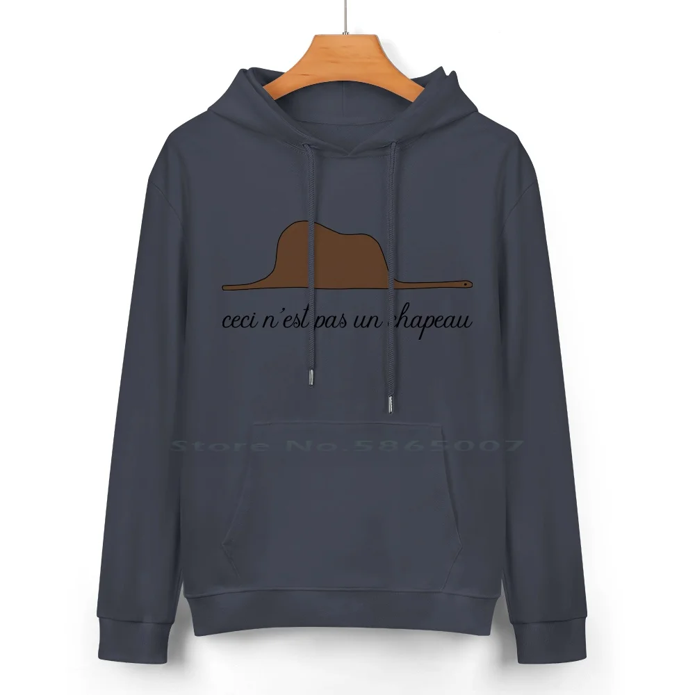 Ceci N’est Pas Un Chapeau Petit Prince Magritte Pure Cotton Hoodie Sweater 24 Colors Le Petit Prince The Little Prince Magritte