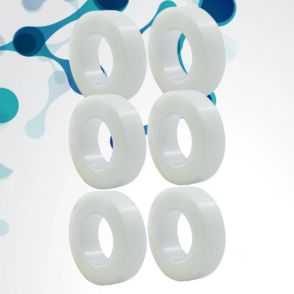 6 لفات شريط جفن مزدوج شفاف ذاتي اللصق قابل للتنفس مقاوم للماء سهل الاستخدام ملصقات جفن غير مرئية أداة ماكياج #6