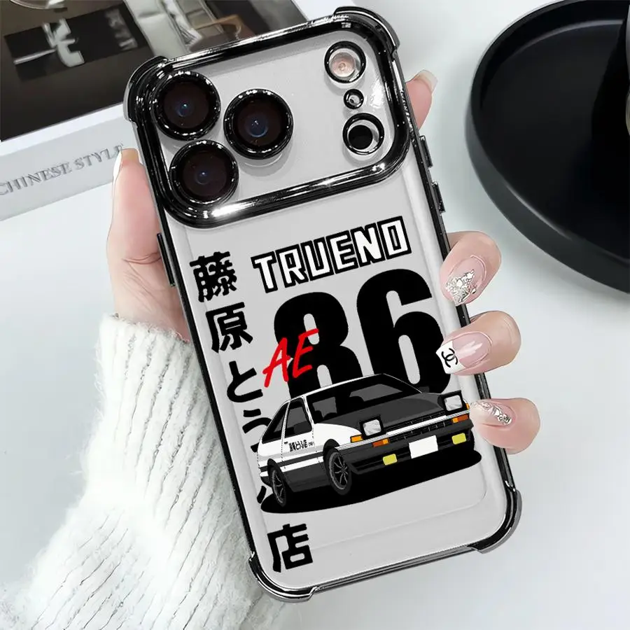 Case for Apple iPhone 17 Pro Max 12 Plus Air 16 Pro 11 13 14 16e 15 Phone Cover Japan Anime INITIAL D