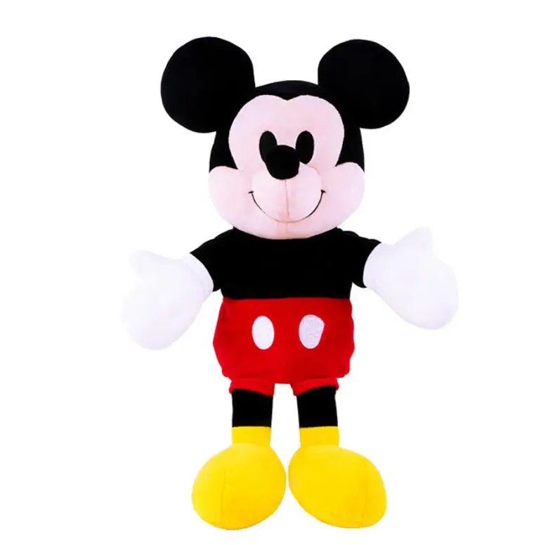 Marionnettes à main en peluche Disney Mickey Minnie, jouets pour bébé, apprentissage précoce, poupées éducatives pour enfants, aide aux enseignants