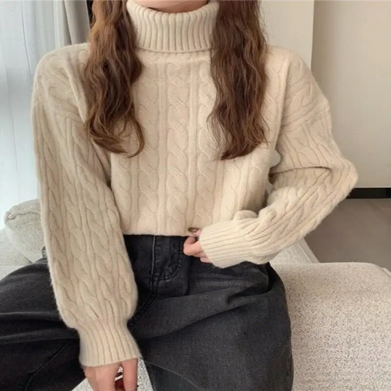 เสื้อถักไหมพรมผู้หญิง เสื้อผ้าฤดูหนาว 2025 เสื้อสเวตเตอร์ผู้หญิง เสื้อคลุมฤดูหนาว เสื้อผ้าผู้หญิง เสื้อท่อนบนแสนสบาย เสื้อเบลาส์ เสื้อสเวตเตอร์คริสต์มาส เสื้อสเวตเตอร์อุ่นๆ