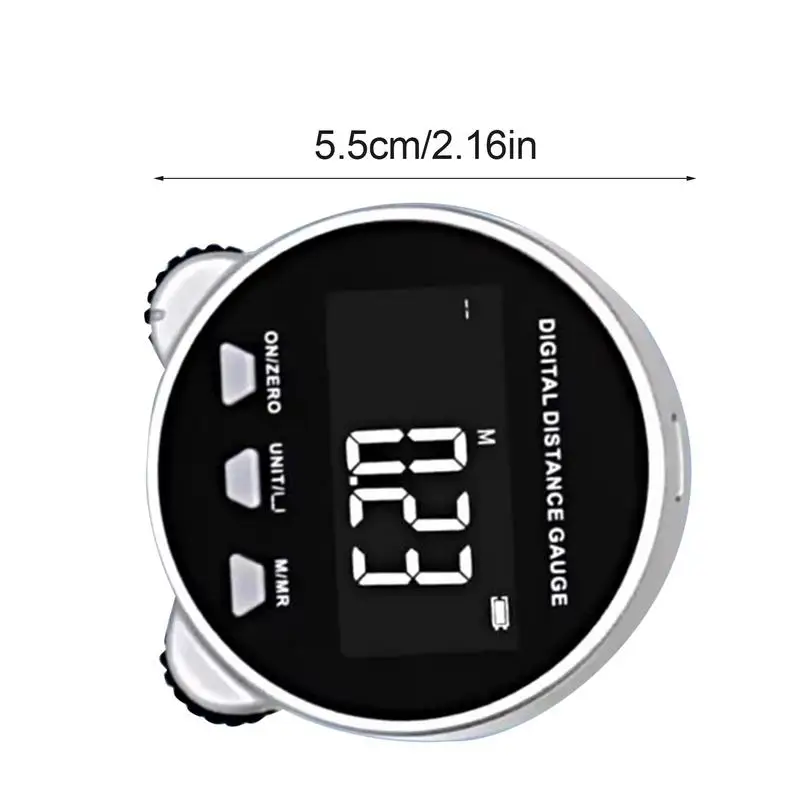 Lcd Display Digital Ruler Type-C Electronic Tape Measure With Rechargeable High Accuracy Handheld Length Measuring Tool