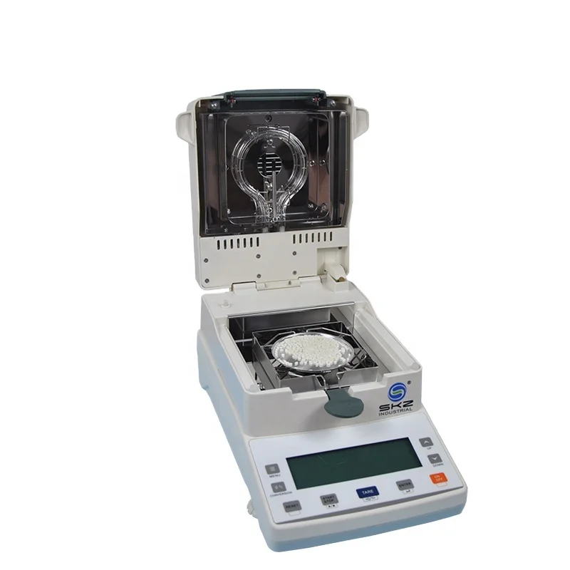 

Grain Moisture Tester Halogen Laboratory Moisture Analyzer Food Humidity Measuring Instruments Moisture Meter for Plastic Rubber