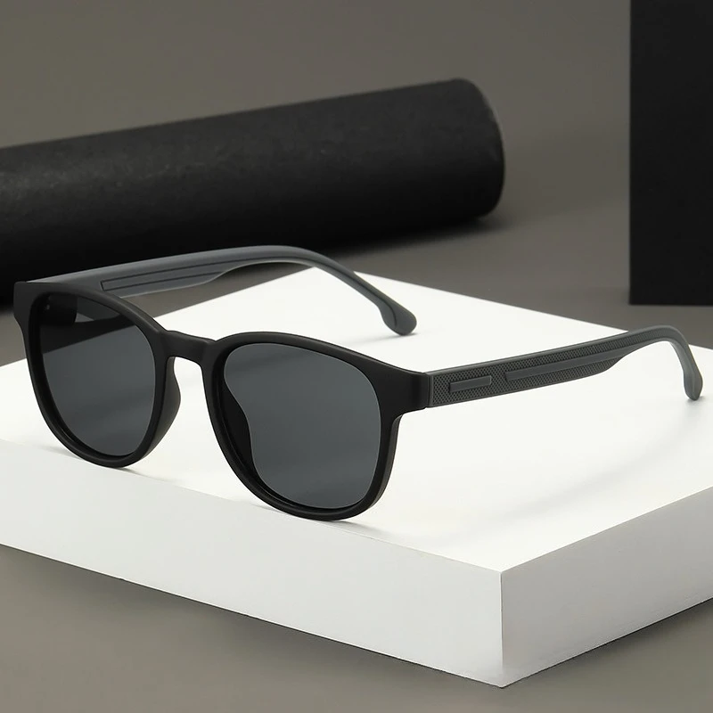 

Роскошные поляризационные винтажные солнцезащитные очки для мужчин в стиле хип-хоп с защитой от ультрафиолета, универсальные модные массивные очки высокого качества в стиле ретро