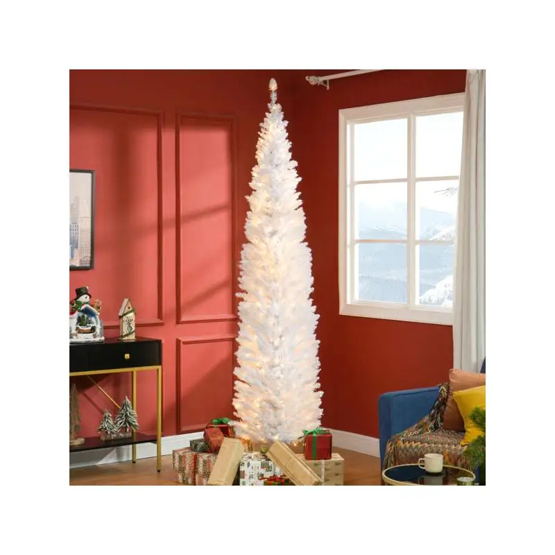 

8ft Holiday Tree - Perfect for Your Christmas Décor, Easy Setup & Lush Green Design