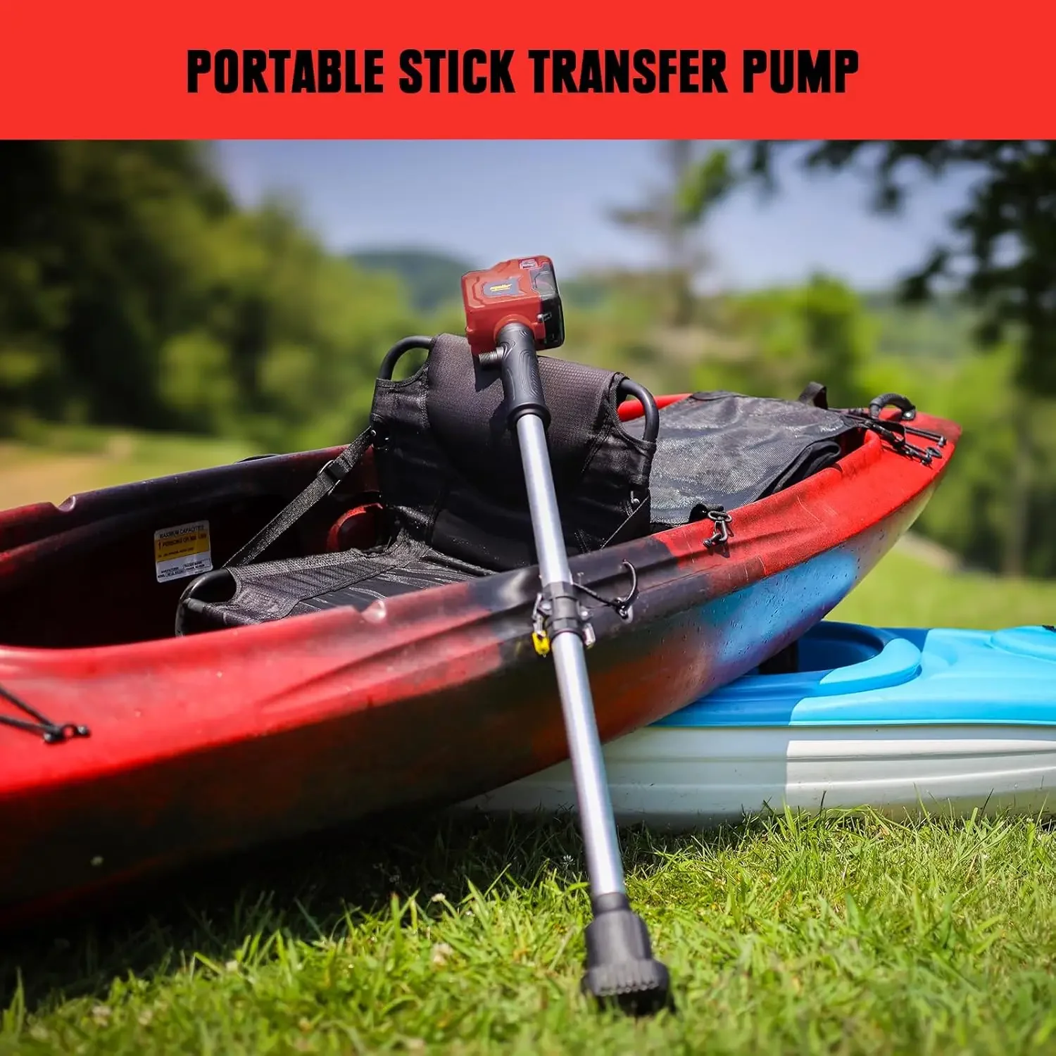 Cordless Stick Water Transfer Pump Compatible with Milwaukee 18V Battery Brushless Deep Well Pump for Pool Garden Pond(Tool Only
