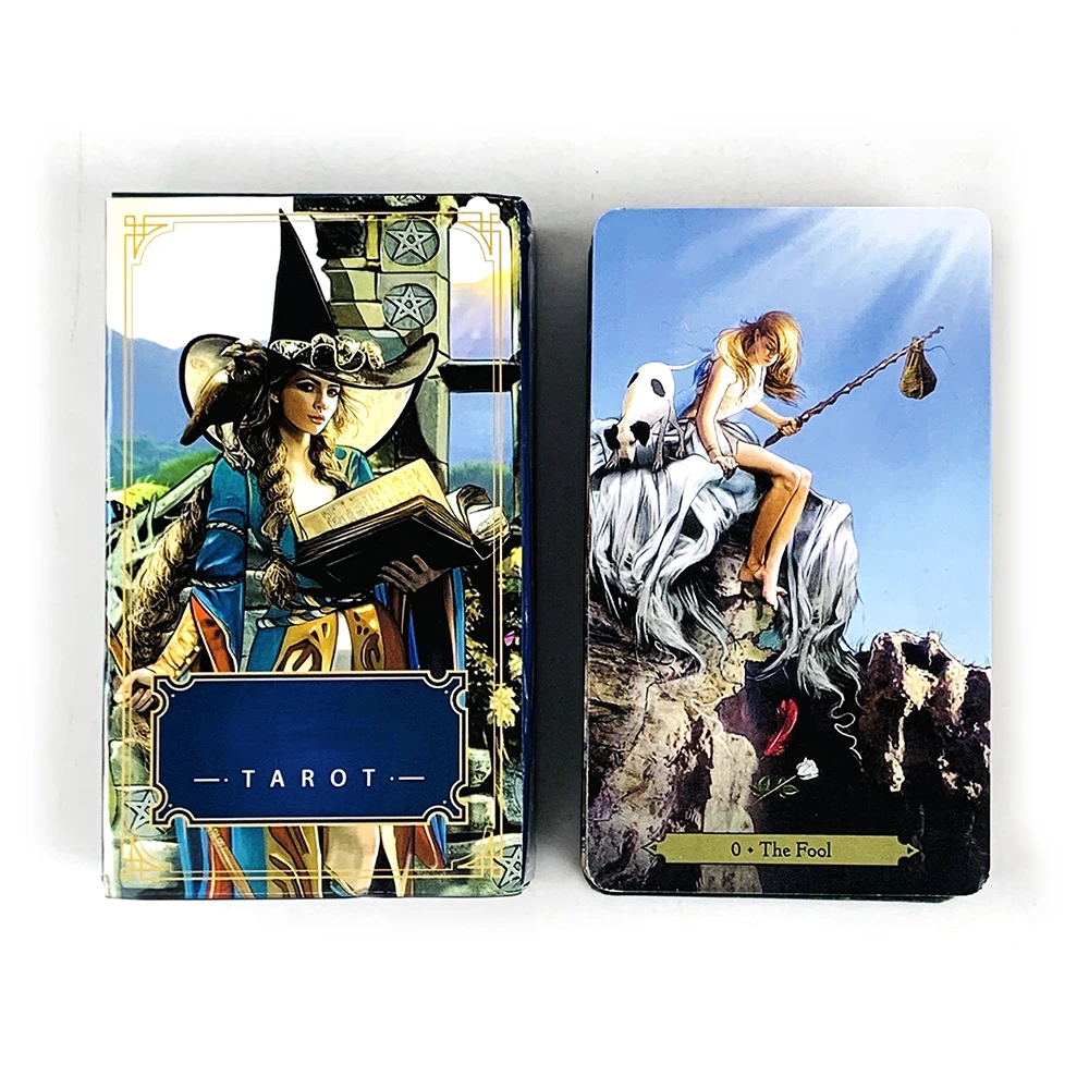 

Hot-selling Tarot Cards A 78 Deck Oracle English Divination Edition Borad Playing Games，Camping Game Card Game Pocket Cards