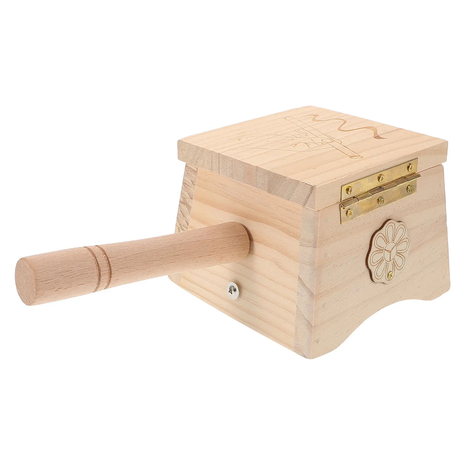 

Portable Wooden Moxa Box Durable Moxibustion Burner for Abdomen Body Traditional Moxa Stick Holder Use