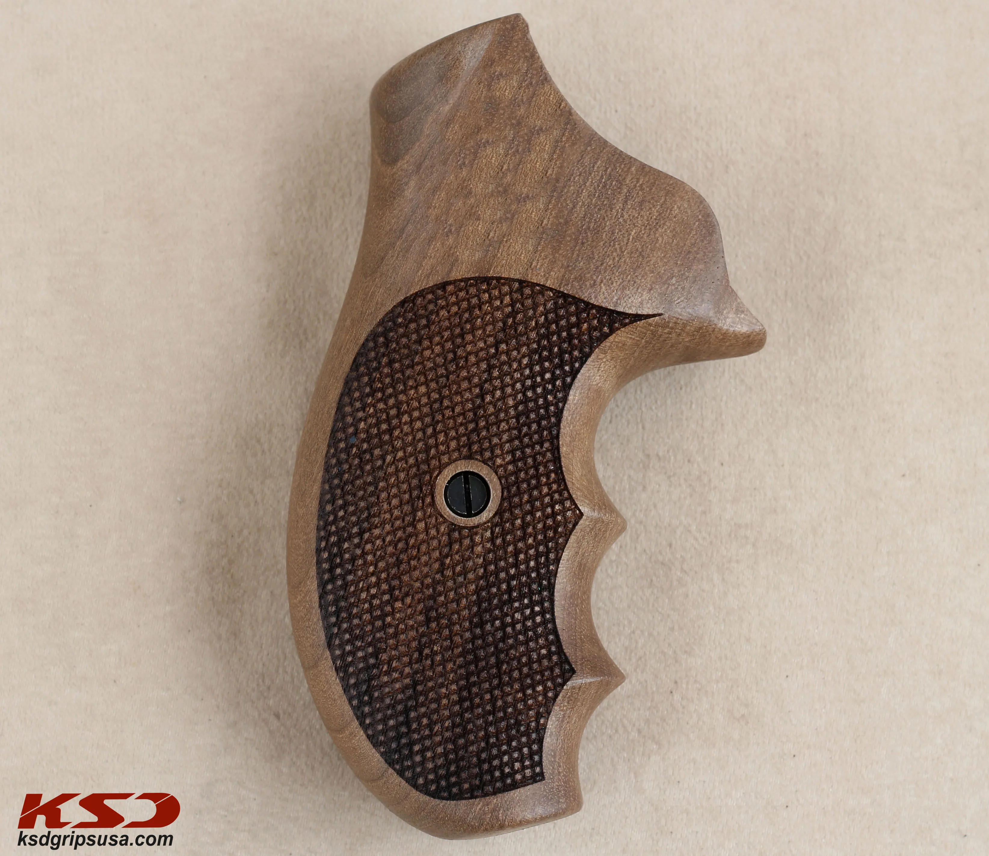 KSD Brand Ruger SP101 Compatible Walnut Grips Diamond