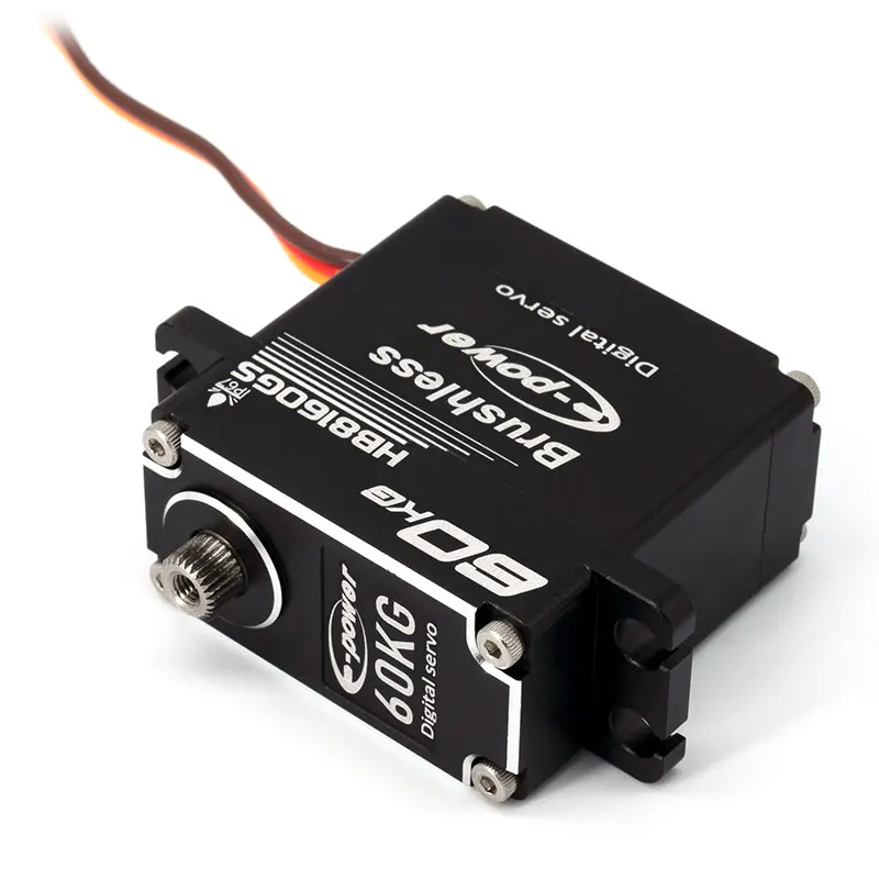 E-POWERRC 60 كجم مؤازرة بدون فرش 180 ° /270 ° 14 فولت مقاوم للماء ميتال جير عزم دوران عالي 1/8 1/10 RC الزاحف سيارة روبوت Traxxas Scx 10 جزء #3