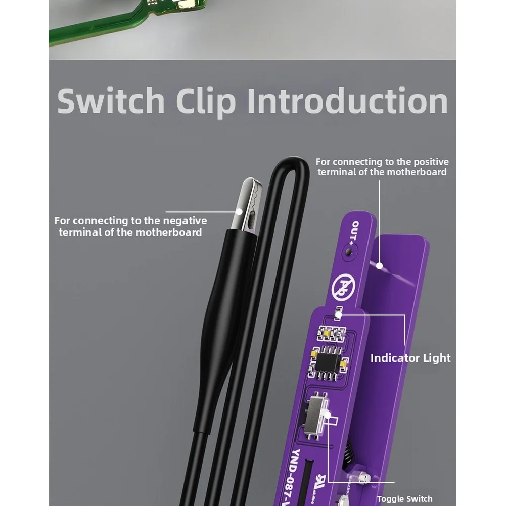 /M191 /Power /Switch Clip Button On For Unencrypted For Android Motherboard Fault Detection LED Indicator Repair Tool