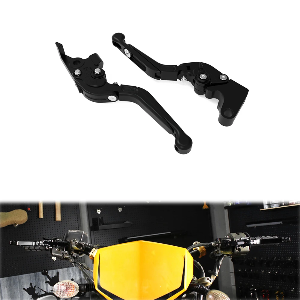 Motorcycle Brake Clutch Levers Fit For Suzuki RGV250 1988-1993 SV650 N/S 1999-2002 2003 2004 2005 Adjustable Foldable Extendable