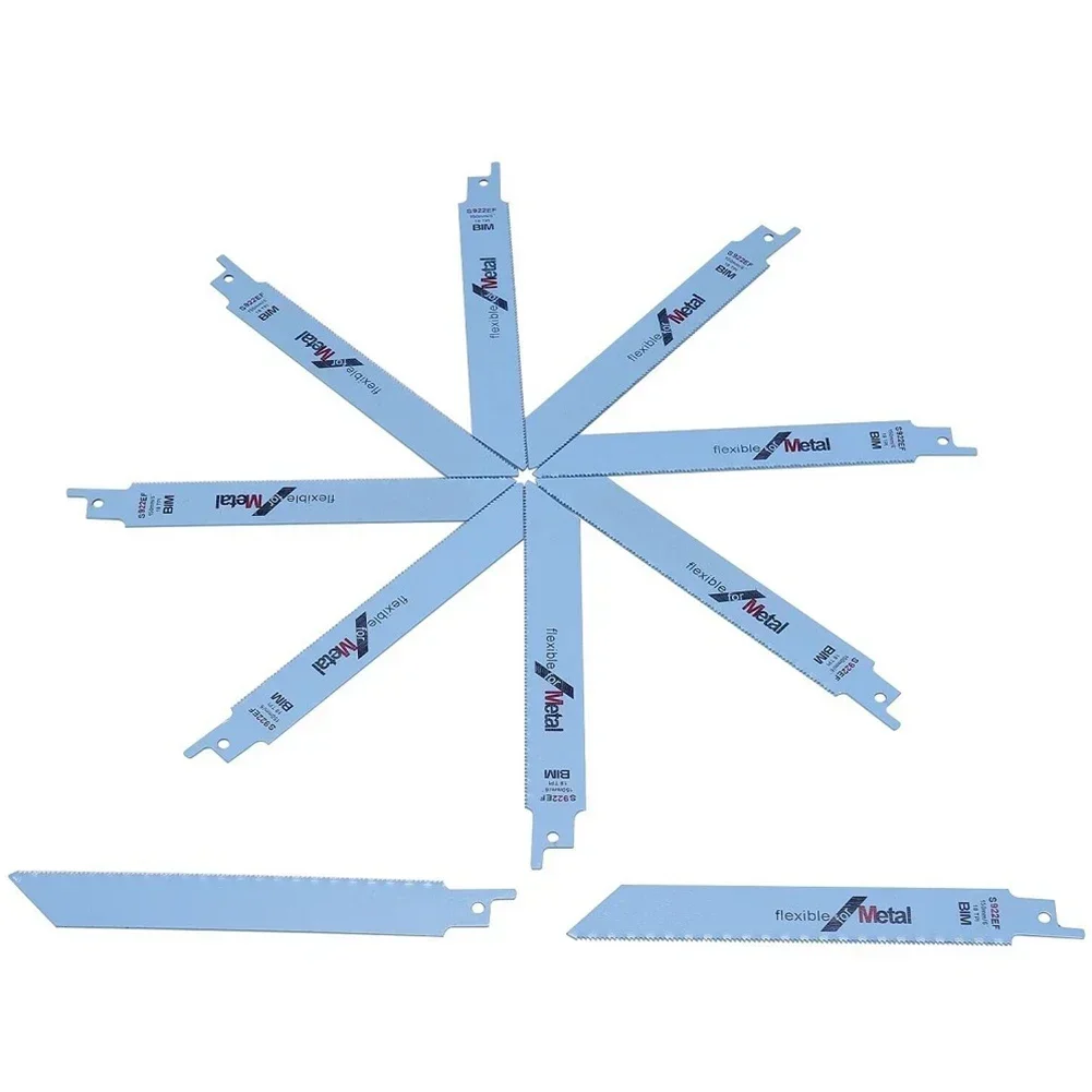 10Pcs 150mm Reciprocating Saw Blade BIM Jig Saw Blades Saber Saw Saber saw blades For Wood Metal Cutting Tools