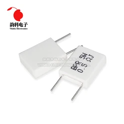 10pcs BPR56 5W 0.01 0.05 0.1 0.15 0.22 0.25 0.33 0.5 ohm Non-inductive Ceramic Cement Resistor 0.1R 0.15R 0.22R 0.25R 0.33R 0.5R