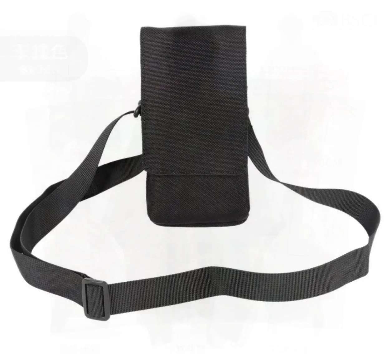 Tactical Military Fan Outdoor Running Bag Double Layer Nylon Crossbody Waist Bag with Phone Case Storage for Sports