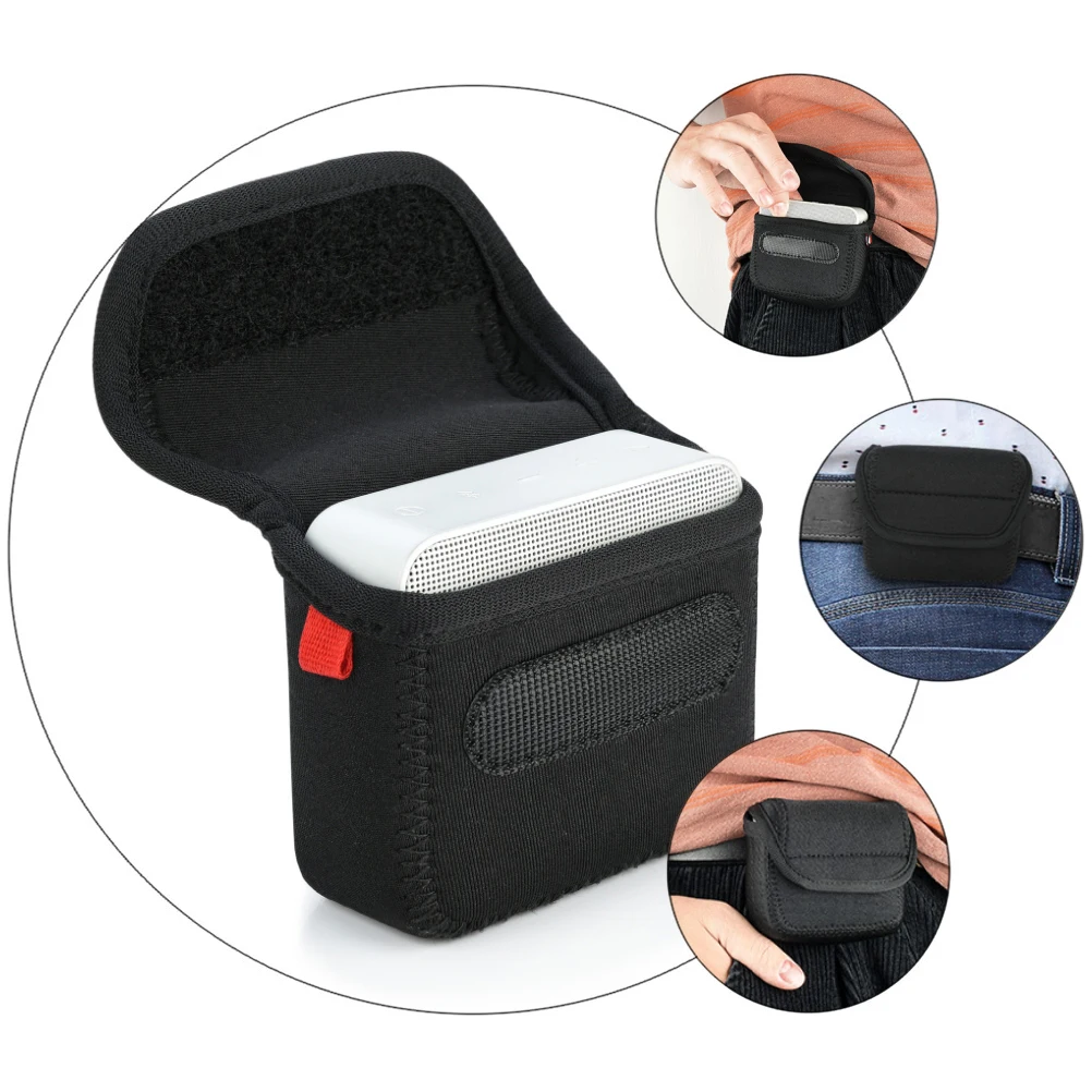 

Portable Audio Speaker Bag Compression Resistant Anti Scratching Dustproof Storage Case for Travel Home Use Speaker Holder