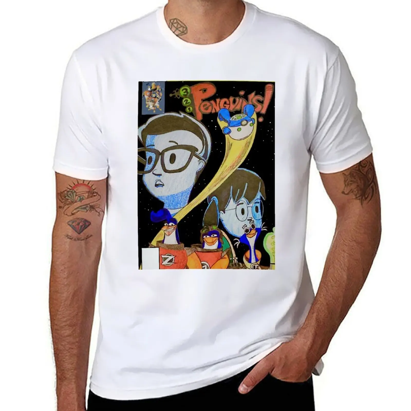 

3-2-1 Penguins! Issue #1 T-Shirt t shirts designer printed t shirts for man T-Shirt