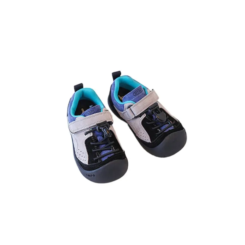 

Детская спортивная обувь с широким носком и защитой от ударов, новые нескользящие кроссовки для мальчиков, уличная обувь для отдыха для девочек, детские туфли на мягкой подошве