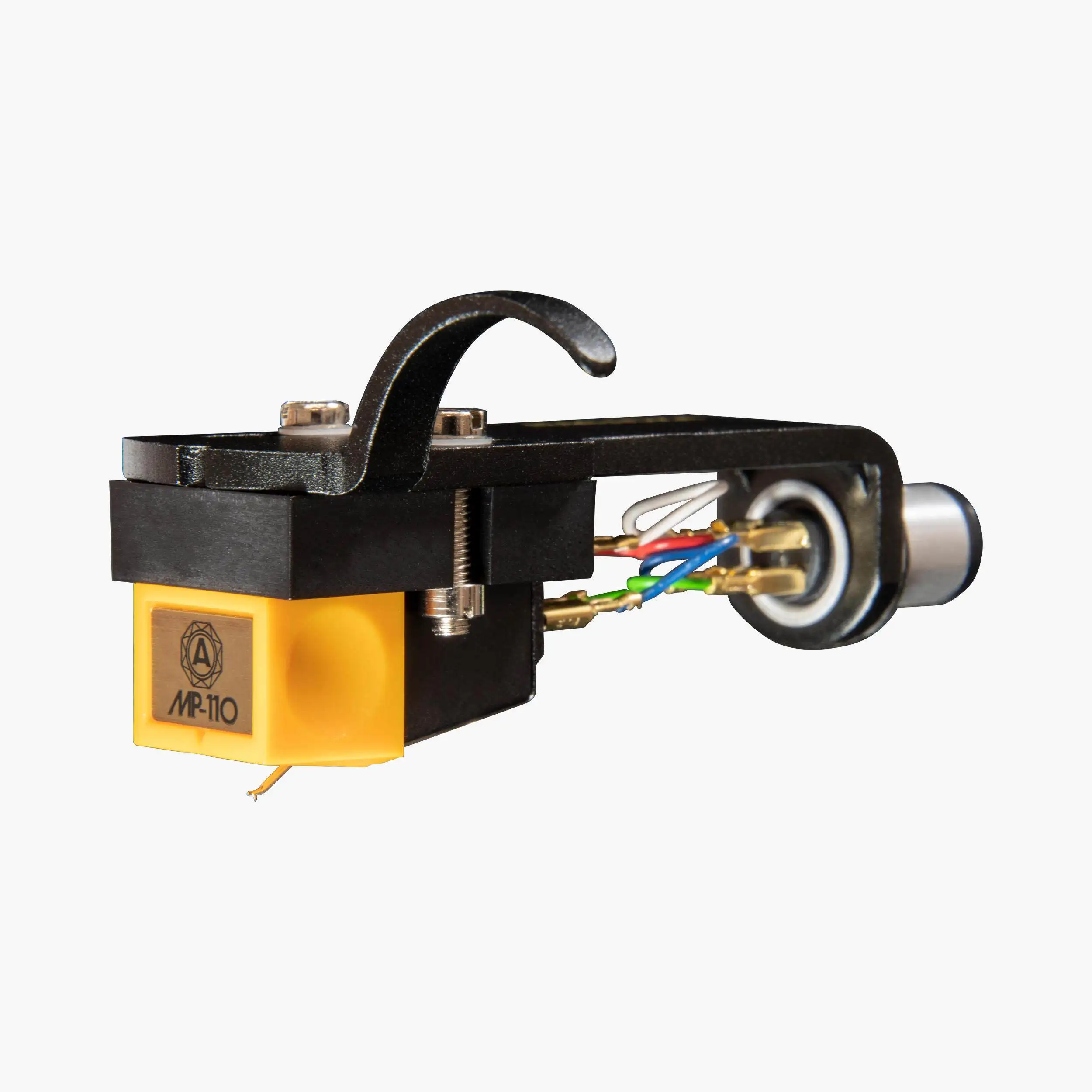Nagaoka MP-110 Cartridge with Headshell, Replacement Stylus, MM Cartridge for Rock & String Music, Made in Japan