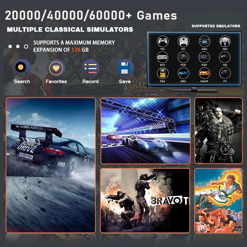 X2 Ultra Game Stick 256GB 60000+ Retro Games TV وحدة تحكم ألعاب محمولة لوحات ألعاب لاسلكية لعبة فيديو HD مخرج لـ PS1 نينتندو #2