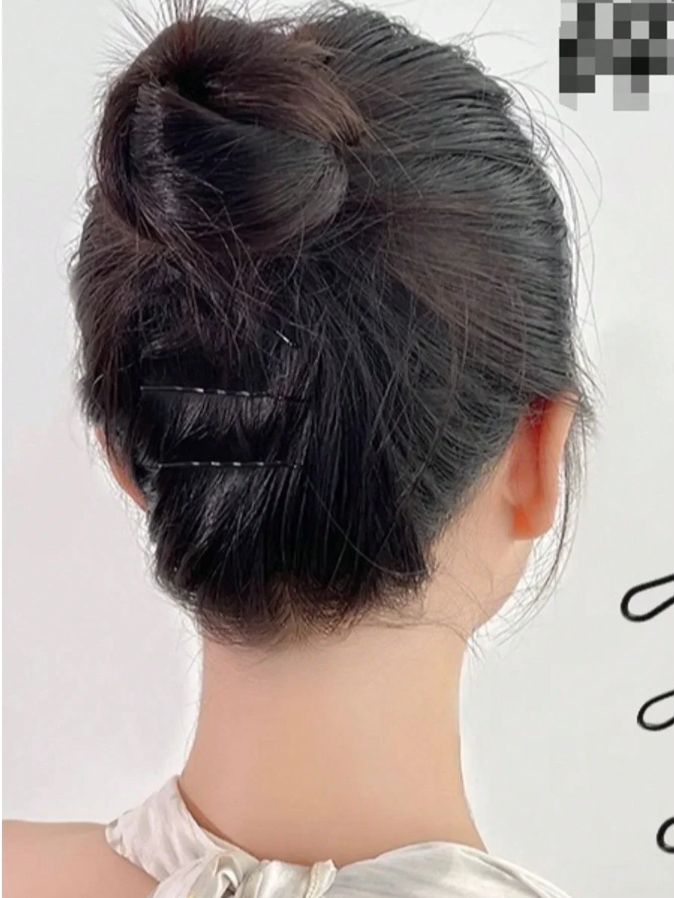 

Черные заколки-невидимки для женщин, U-образные заколки для фиксации прически