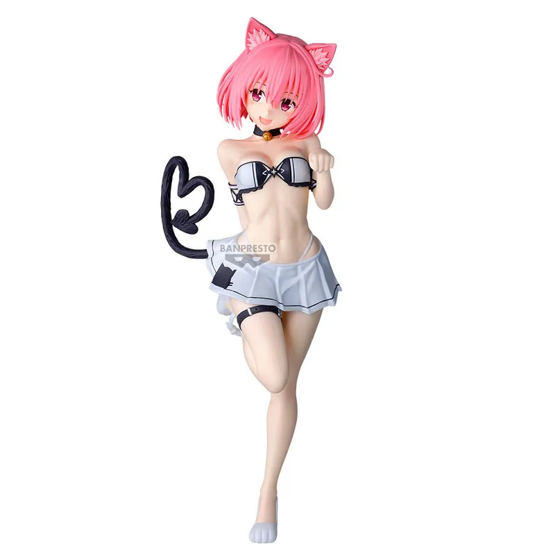 Figura Coleccionable Original de Anime Banpresto To Loveru Darkness Kurosaki Mea Nyaruzu, Modelo de Juguete Bishoujo, Adorno