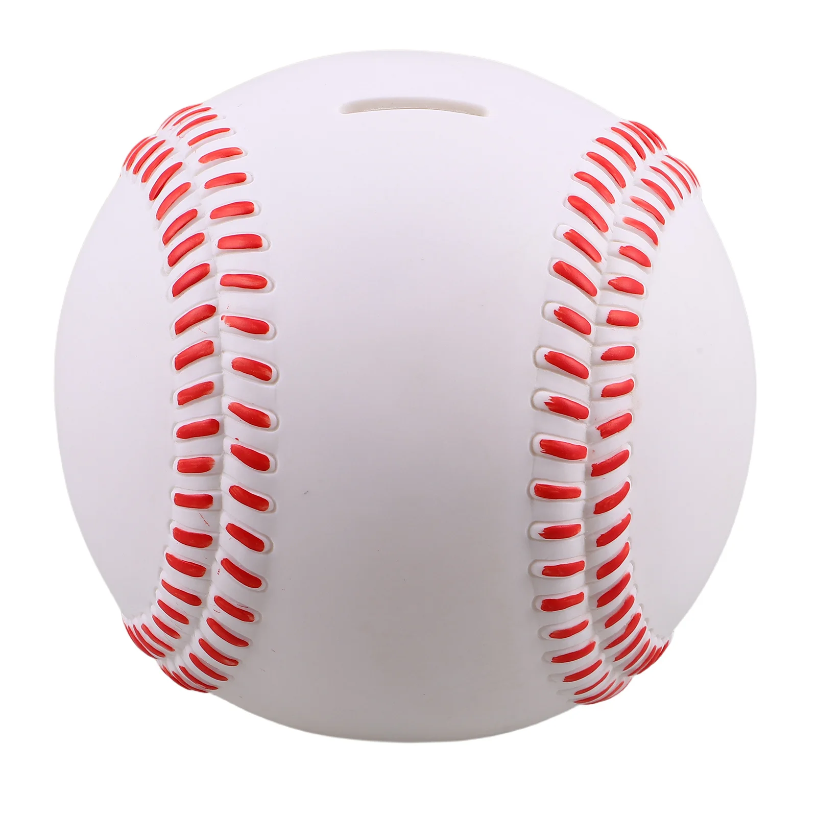 

Ceramic Baseball Coin Bank 6-Inch White Savings Bank Sports Room Decor Boys Money Saving Jar Boys Money Box