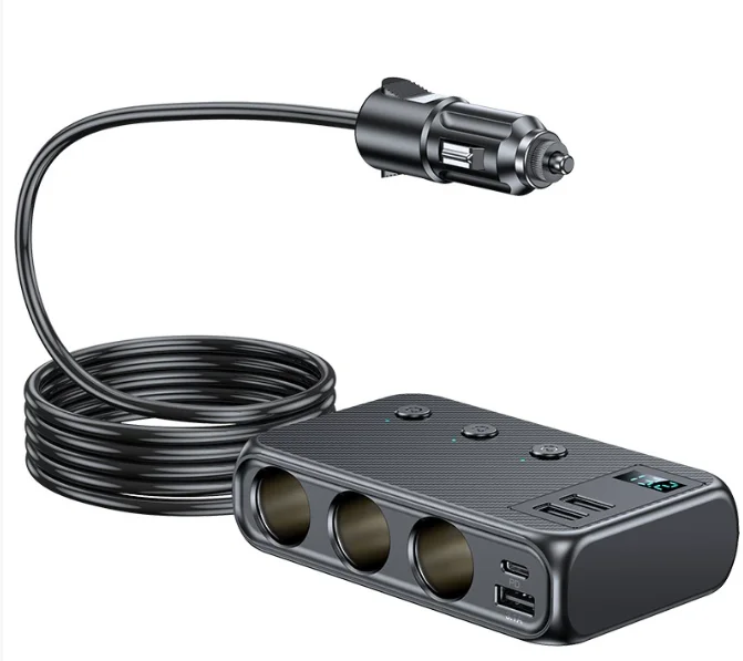 128W Car Charger Ad… - image