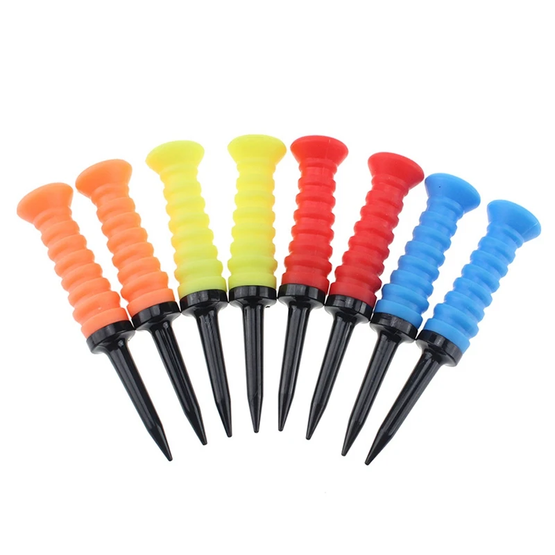 

10Pcs Golf Tees Ball Nail Sporting Training Aids Outdoor Plastic Golf Training Supplies Ball Stud Golf Nail