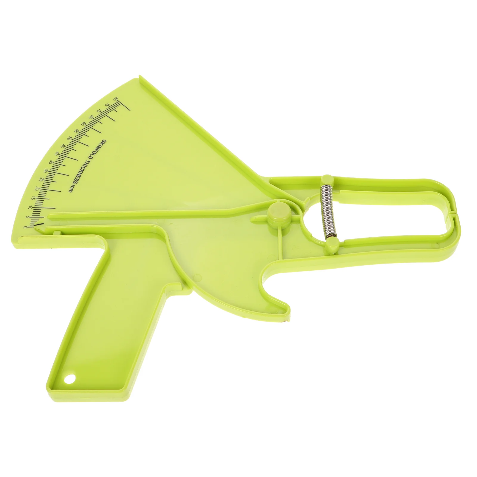 Plicomètre de graisse corporelle, outil de mesure précis des plis cutanés, testeur de graisse corporelle en plastique durable, appareil d'évaluation de la condition physique pour hommes et femmes