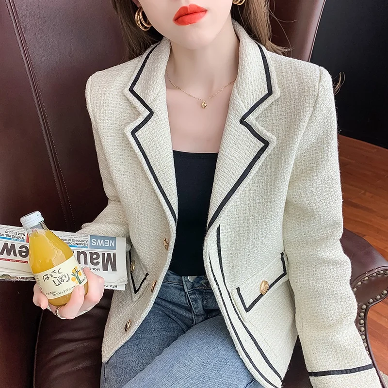 

Women's New Top Spring Temperament Classic Style Short Jacket Suit for Women