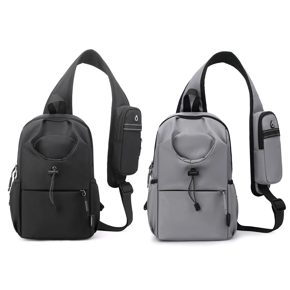 Nylon-Brusttasche, stilvolle Umhängetasche, multifunktionale kleine Umhängetasche, mehrere Taschen, Hobo-Schultertasche für Outdoor-Reisen, Wandern